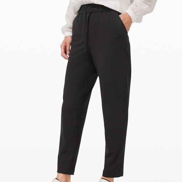 Lululemon Keep Moving Pant Women's 7/8 High-Rise Black Size 6 - Picture 1 of 9